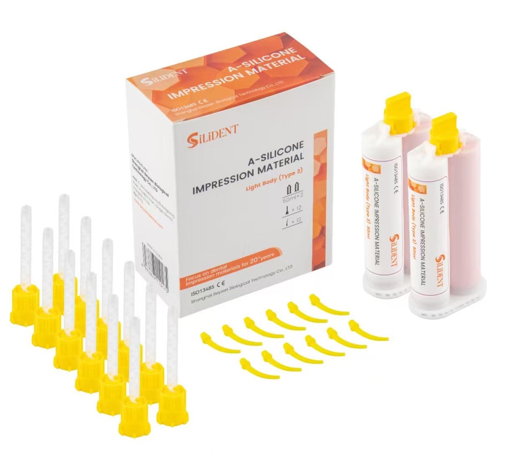 A.silicone impression material Putty (Silident)