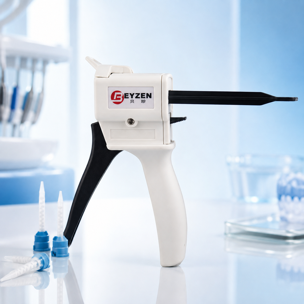 Dental mixing gun