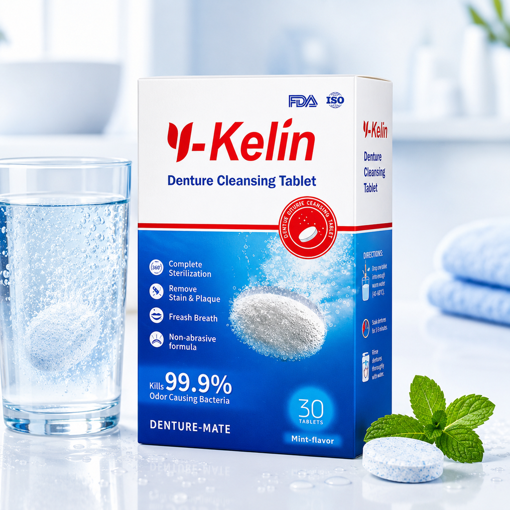 Denture cleaning and disinfecting tablets